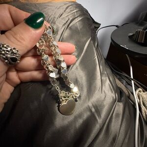 Silver and Shine Heart Charm Bracelet